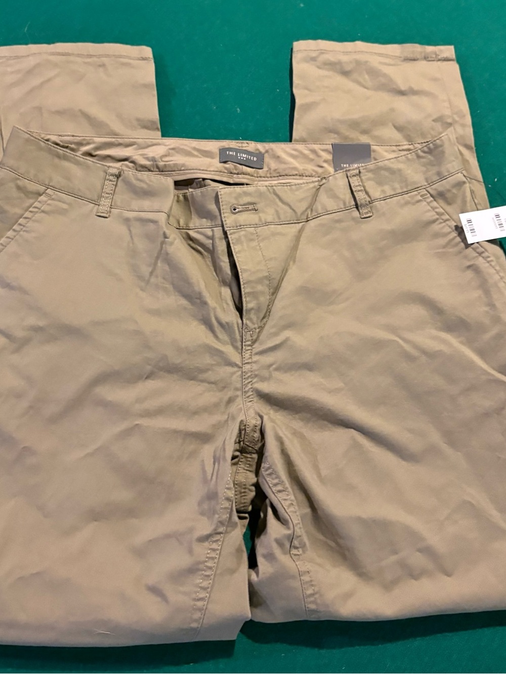 The Limited Women's Khaki Chino Pants - Light Tan NWT